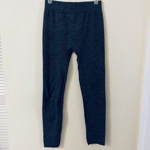 Grey Textured Leggings